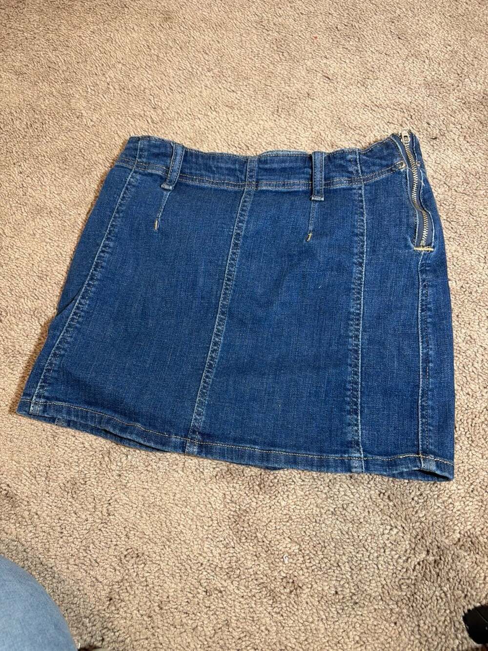 We The Free Denim Skirt Size 26 Blue (0030)